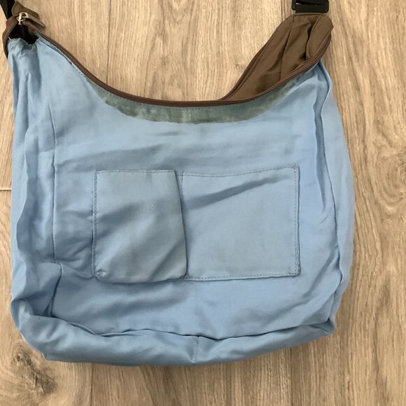 Baggallini Crossbody Purse Adjustable Shoulder Strap Brown Nylon Travel - Picture 9 of 10